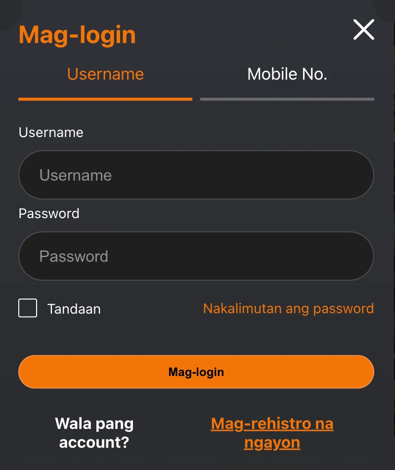 PHP877 register and login instruction screen showing easy onboarding steps for new users joining
