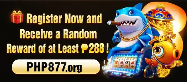 PHP877 sign up bonus promotion featuring surprise rewards for new registered users